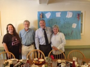 Kati Wharton, Bill Jones, Walt Padgett, and Eden Honeycutt